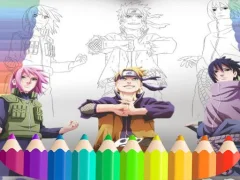 游戏Naruto Shippuden Coloring Book在线