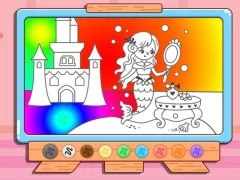 游戏Coloring Book: Mermaid Makeup在线
