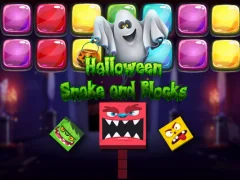 游戏Halloween Snake and Blocks在线