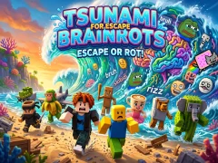 游戏Tsunami For Escape Brainrots在线