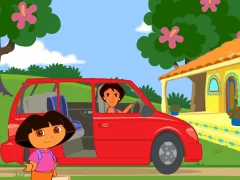 游戏Dora The explorer Dora's Ride-Along City Adventure在线
