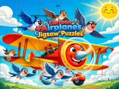 游戏Cartoon Airplanes: Jigsaw Puzzles在线