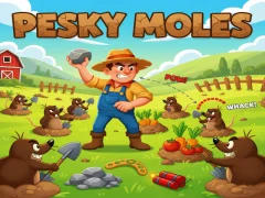 游戏Pesky Moles在线