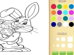 游戏Easter Bunny Coloring Book for Kids在线