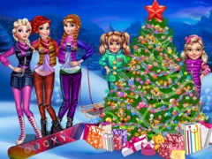 游戏Princesses Christmas tree在线