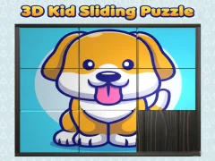 游戏3D Kid Sliding Puzzle在线