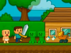 游戏Baby Noob Help! Steve在线