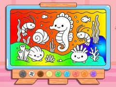 游戏Coloring Book: Kawaii Sea Animals在线