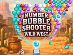 游戏Number Bubble Shooter Wild West在线