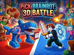 游戏Pick Brainrot: 3D Battle在线