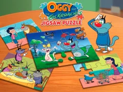游戏Oggy and the Cockroaches Jigsaw Puzzle在线