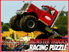 游戏Monster Trucks Racing Puzzle在线