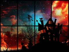 游戏Sliding Halloween Party在线