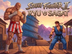游戏Street Fighter II Ryu vs Sagat在线