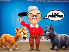 游戏Cat and Granny在线