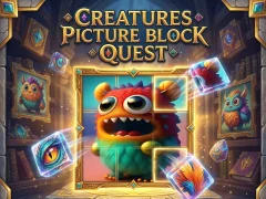 游戏Creatures Picture Block Quest在线