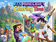 游戏BTS Minecraft Coloring Time在线