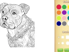 游戏Dog Coloring Book for Adults在线