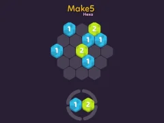 游戏Make 5 Hexa在线