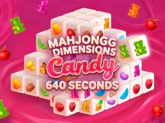 游戏Mahjongg Dimensions Candy 640 seconds在线