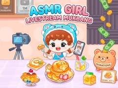 游戏ASMR Girl: Livestream Mukbang在线