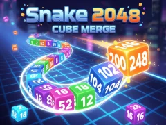 游戏Snake 2048: Cube Merge在线