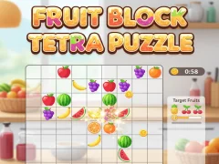 游戏Fruit Block Tetra Puzzle在线