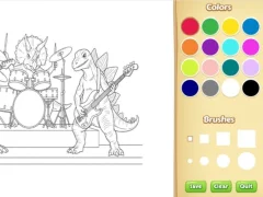 游戏Dinosaur Coloring Book For Kids在线
