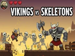 游戏Vikings Vs Skeletons在线
