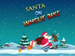 游戏Santa On Wheelie Bike在线
