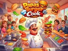 游戏Papas Burger Cook在线