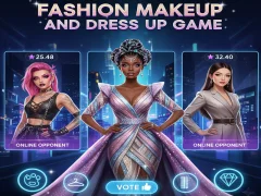 游戏Fashion Makeup And Dress Up Game在线