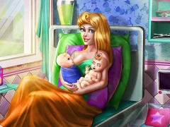 游戏Sleepy Princess Twins Birth在线