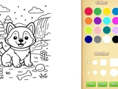 游戏Dog Coloring Book在线