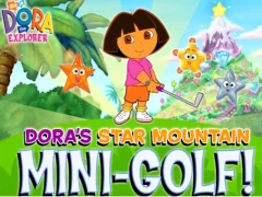 游戏Dora The explorer Dora's Star Mountain Mini-Golf在线