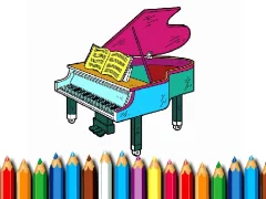 游戏Back To School: Piano Coloring Book在线