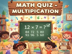 游戏Math Quiz - Multiplication在线