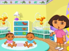 游戏Dora the Explorer Dora's Playtime with the Twins在线