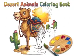 游戏Desert Animals Coloring Book在线