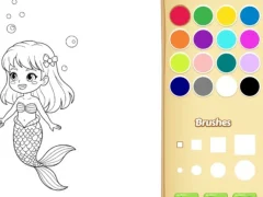 游戏Mermaid Coloring Book For Kids在线