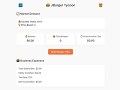 游戏Jburger Tycoon在线