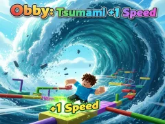 游戏Obby: Tsunami +1 speed在线