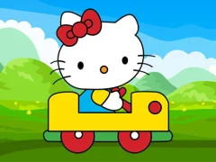 游戏Cute Kitty Car Jigsaw在线