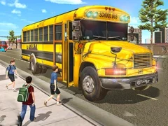 游戏City School Bus Driving在线