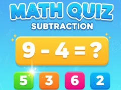游戏Math Quiz - Subtraction在线