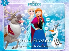 游戏Anna Frozen Jigsaw Puzzle Collection在线