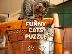 游戏Funny Cats Puzzle在线