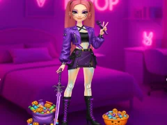 游戏K-Pop Halloween Dress Up在线