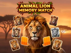 游戏Animal Lion Memory Match在线
