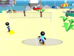 游戏Stickman Beach Volleyball在线